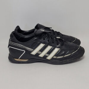 Kids Adidas Puntero Boys Turf Soccer Football Sneakers Shoes Black White Size 4